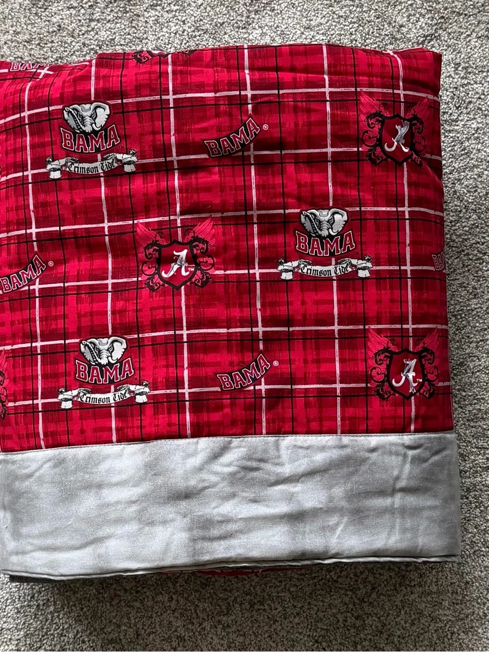Alabama BAMA College Handmade quilt 72x50